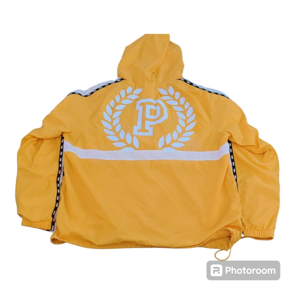 PINK Victoria's‎ Secret lightweight windbreaker VS  fall jacket M/L pullover - Picture 2 of 6